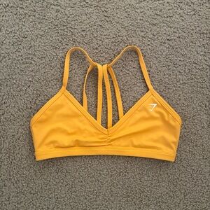 Gymshark Minimal Sports Bra Apricot Womens Medium